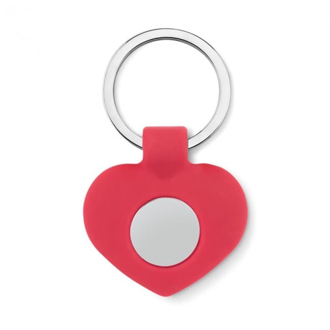 Custom Printed Silicone key ring with token - Image 4