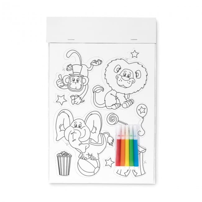 Custom Printed Colouring magnetic stickers - Image 1