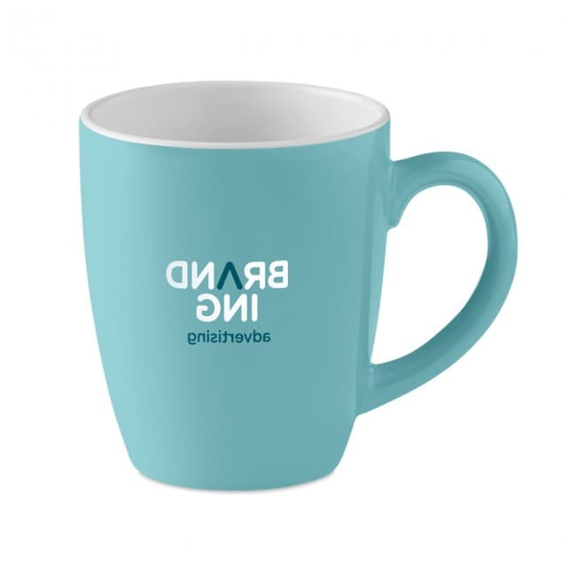 Custom Printed Ceramic Coloured Mug 290ml - Image 9