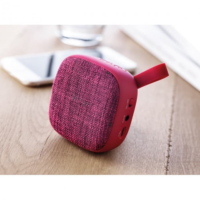 Custom Printed Square BT Speaker in fabric - Image 10