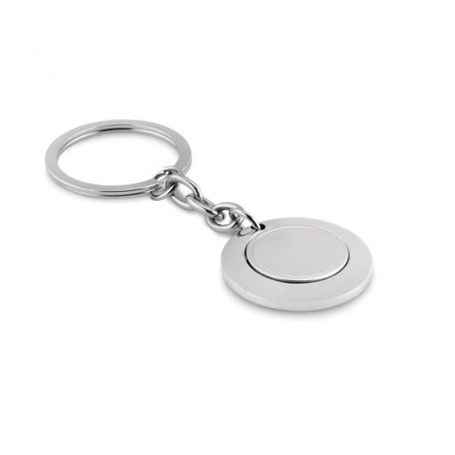 Custom Printed Keyring With Token - Image 1