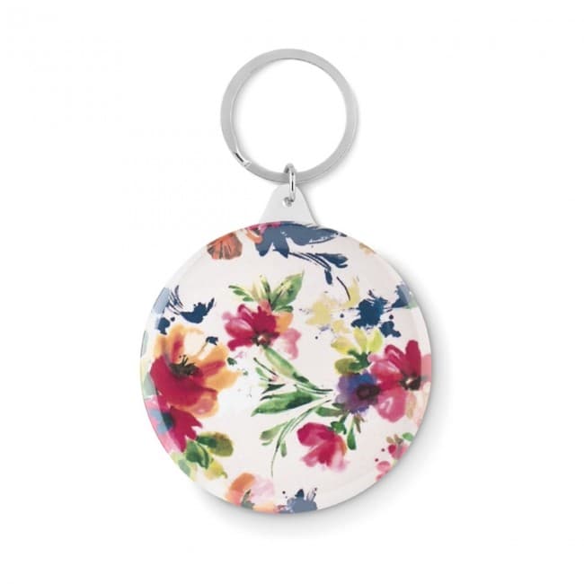 Custom Printed Pin button key ring - Image 7