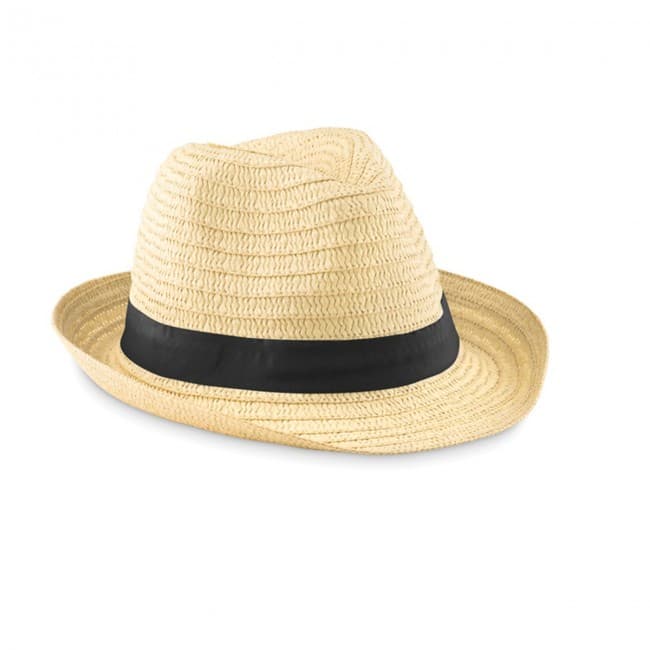 Custom Printed Paper Straw Hat - Image 2