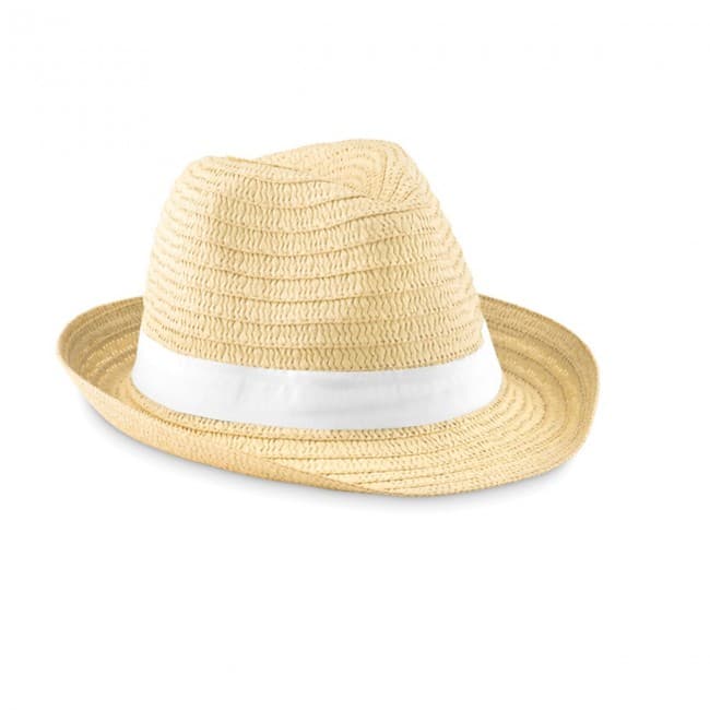 Custom Printed Paper Straw Hat - Image 7