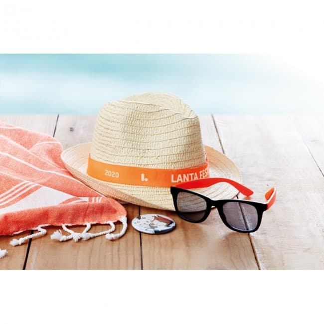 Custom Printed Paper Straw Hat - Image 12