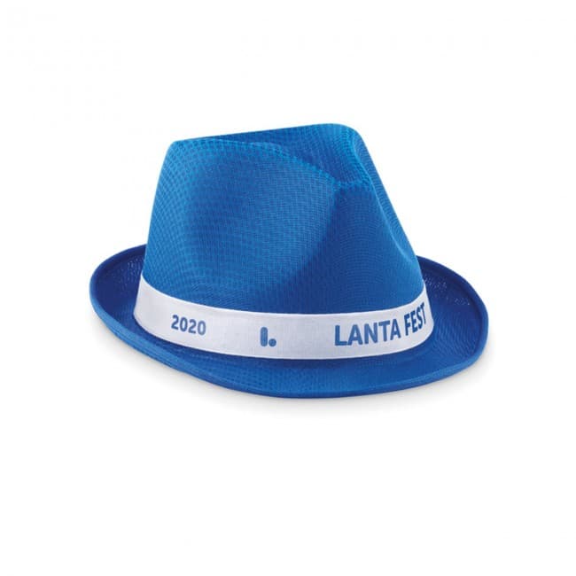 Custom Printed Coloured Polyester Hat - Image 1