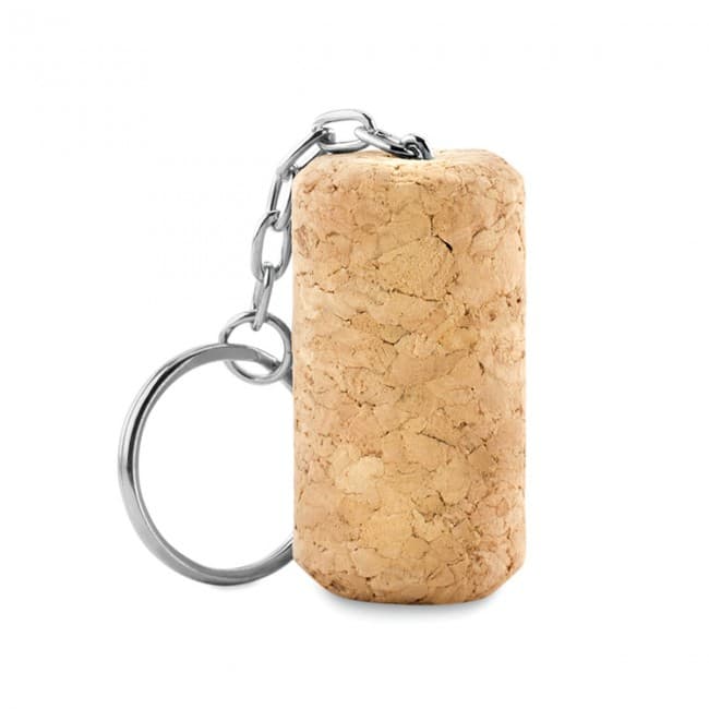 Custom Printed Wine Cork Keyring - Image 3