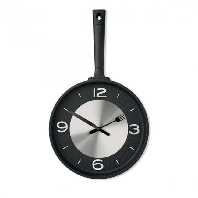 Custom Printed Wall clock in pan shape - Image 1