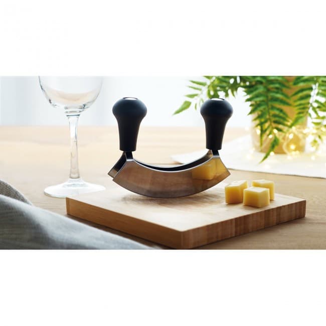 Custom Printed Bamboo Cheese cutter set - Image 2