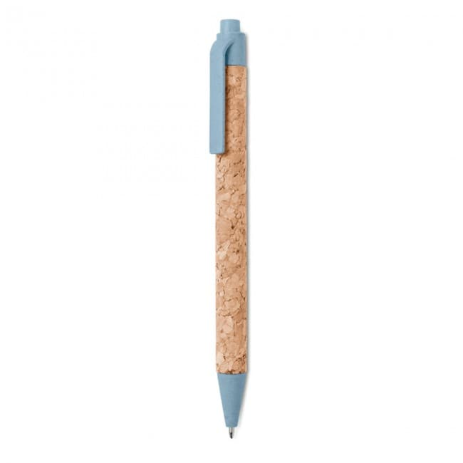 Custom Printed Cork/ Wheat Straw/ABS Ballpen - Image 9