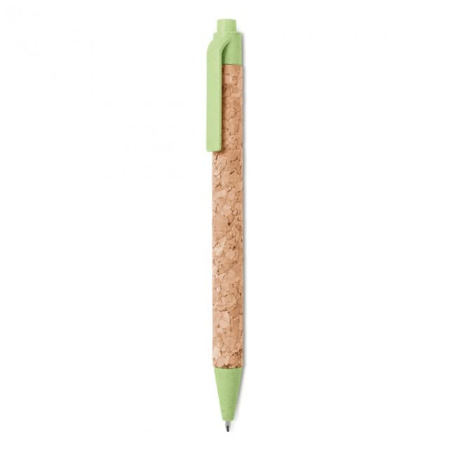 Custom Printed Cork/ Wheat Straw/ABS Ballpen - Image 5