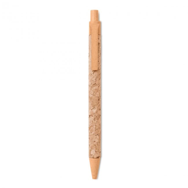 Custom Printed Cork/ Wheat Straw/ABS Ballpen - Image 4