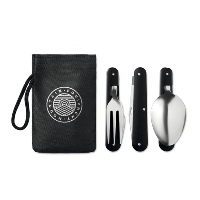 Custom Printed 3-Piece Camping Utensils Set - Image 2