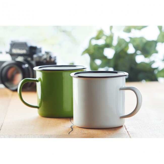 Custom Printed Metal vintage mug 350ml - Image 4