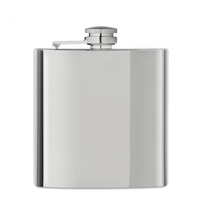 Custom Printed Slim hip flask 175ml - Image 2