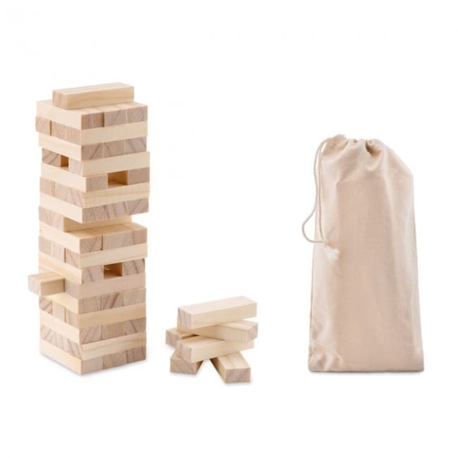 Custom Printed Tower Game In Cotton Pouch - Image 7