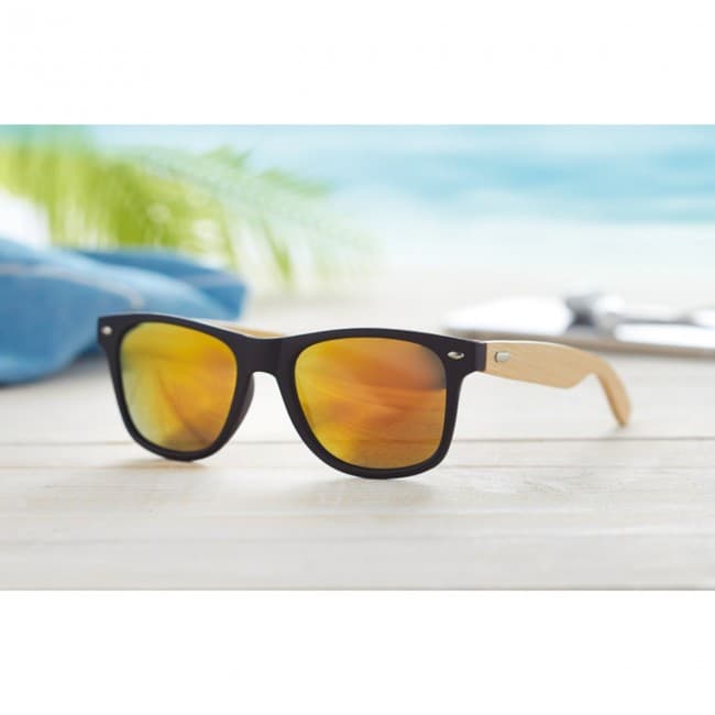 Custom Printed Sunglasses With Bamboo Arms - Image 4