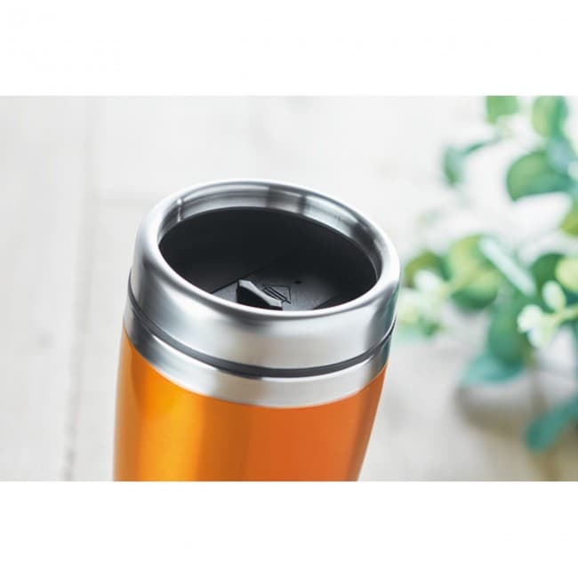 Custom Printed Double Wall Travel Cup 400ml - Image 3