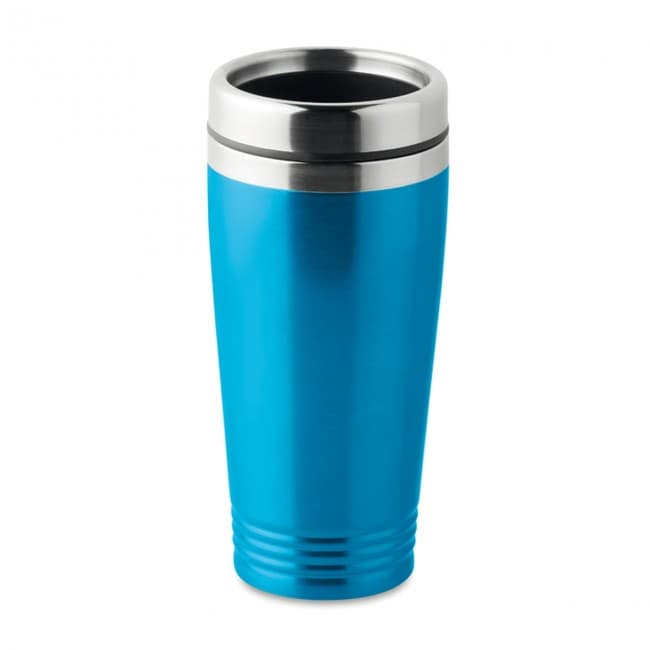 Custom Printed Double Wall Travel Cup 400ml - Image 1