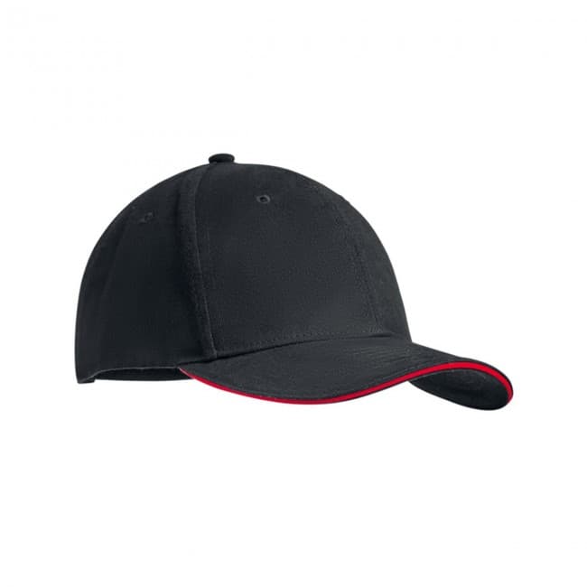 Custom Printed Brushed Heavy Cotton Cap 6 Panel - Image 1