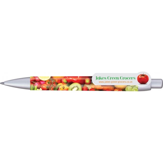 Custom Printed Abacus Ballpen (Full colour Wrap) with Logo Clip 2 (FCP or LCP)