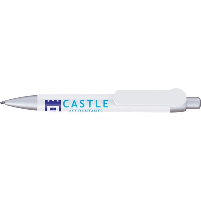 Custom Printed Abacus Ballpen (Line Colour Print) with Logo Clip 2 (FCP or LCP)