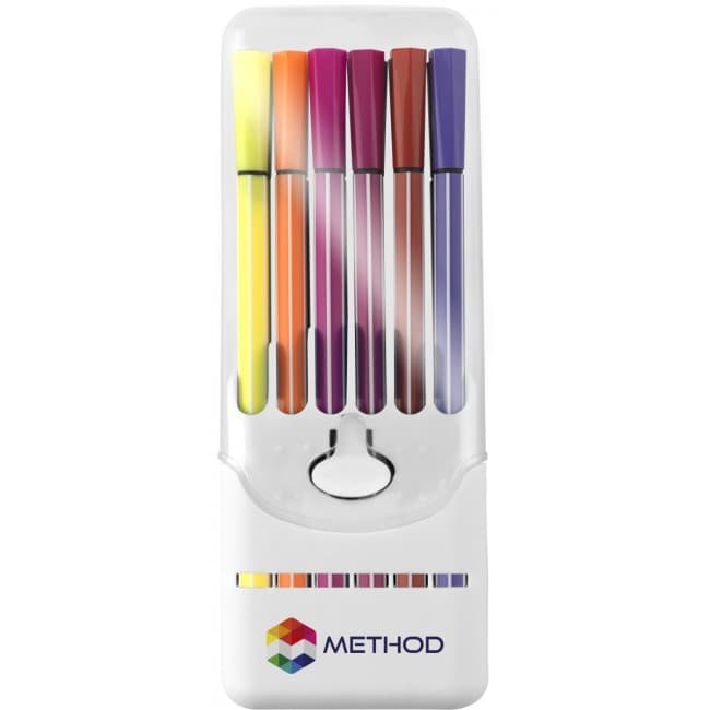 Custom Printed Aquarel Pen Set (Line Colour Print)