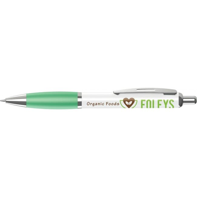 Custom Printed Contour Wrap Ballpen - Screenprint Wrap