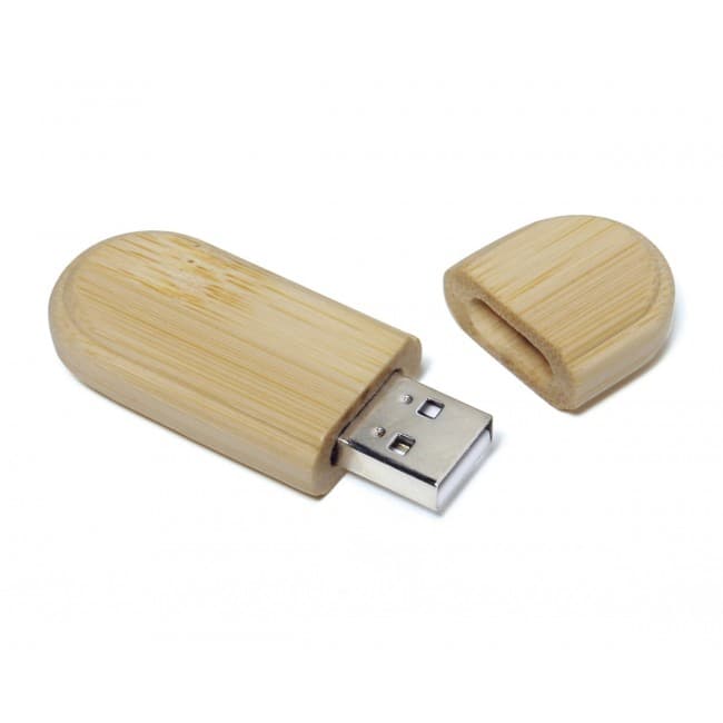 Custom Printed Bamboo 3 USB FlashDrive