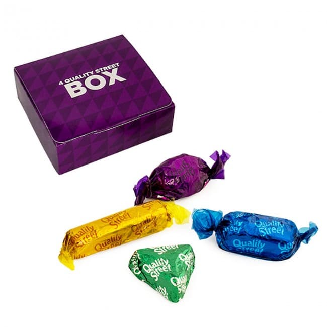 Custom Printed 4 Quality Street Box