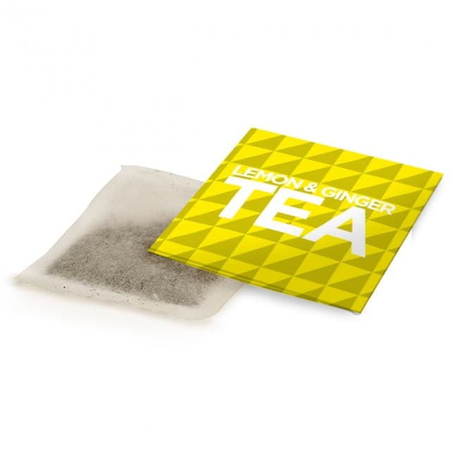 Custom Printed Lemon & Ginger Tea Envelope