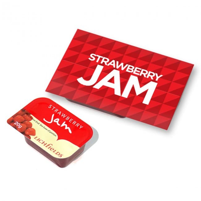 Custom Printed Strawberry Jam Tasty Topper