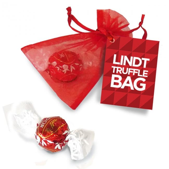 Custom Printed Lindt Truffle Organza Bag