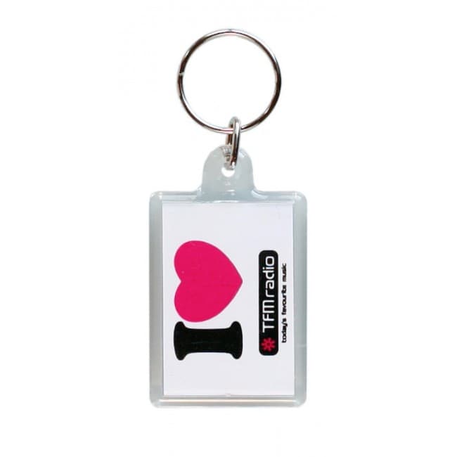 Custom Printed Small Budget Keyring