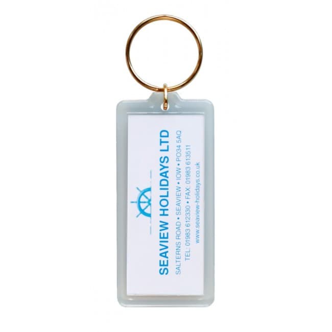 Custom Printed Large Hotel Keyring