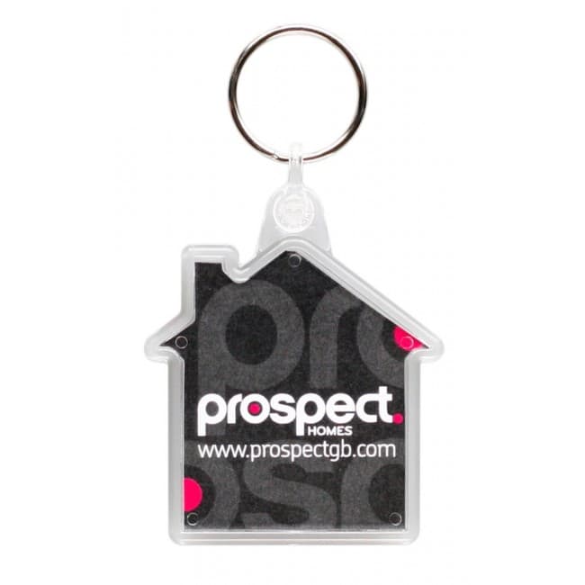 Custom Printed House Keyring