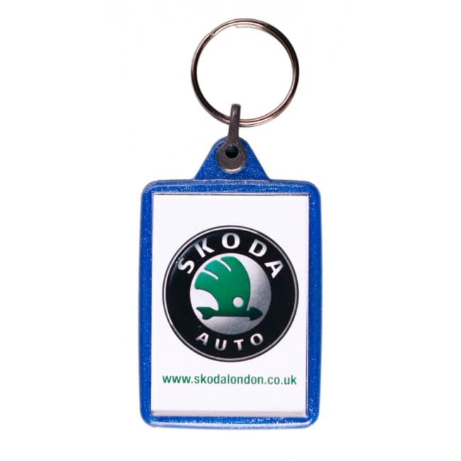 Custom Printed Recycled Rectangular Keyring - Image 3