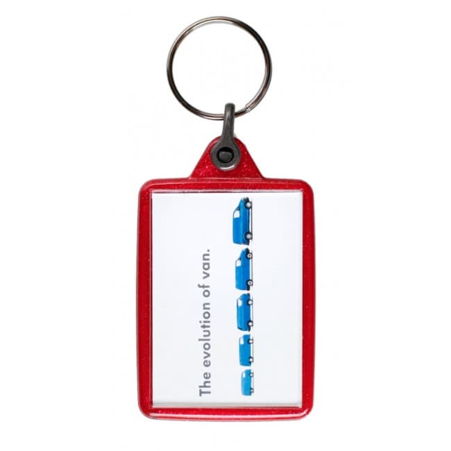 Custom Printed Recycled Rectangular Keyring - Image 1