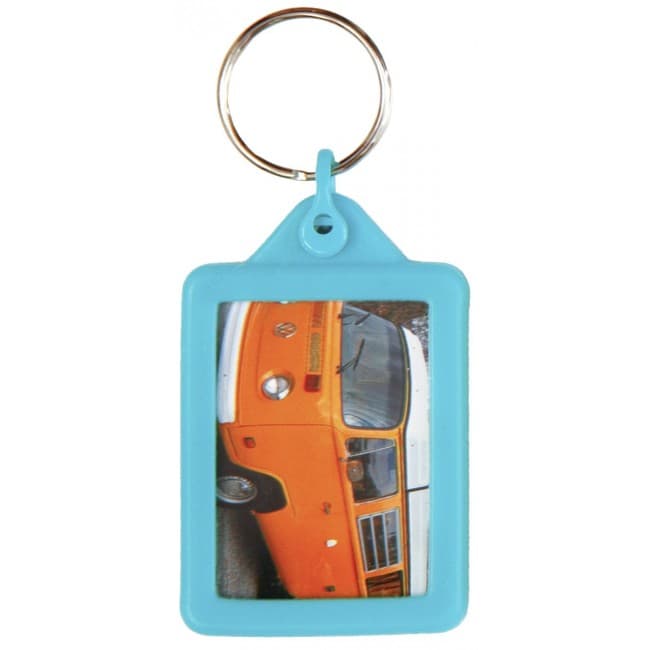 Custom Printed Soft Touch Keyring - Image 1