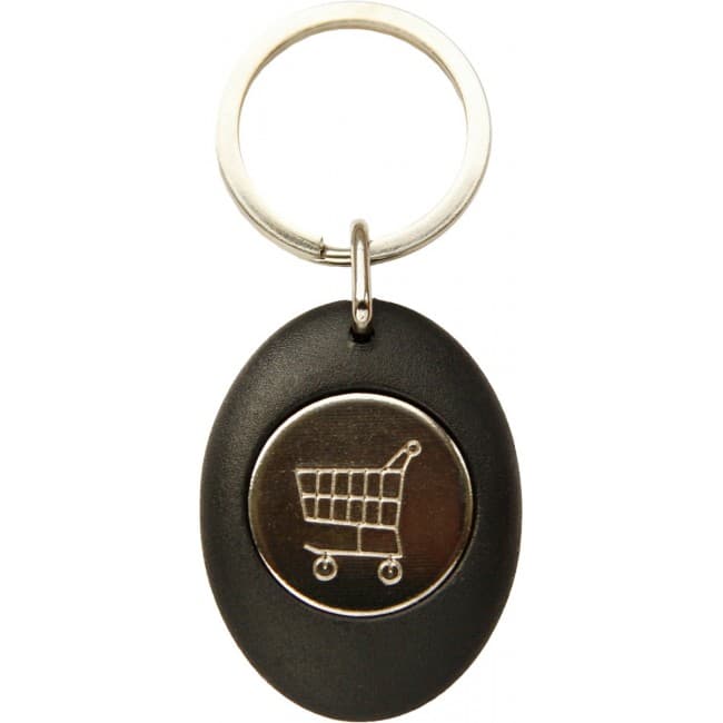 Custom Printed Trolley Coin Keyring - Image 8