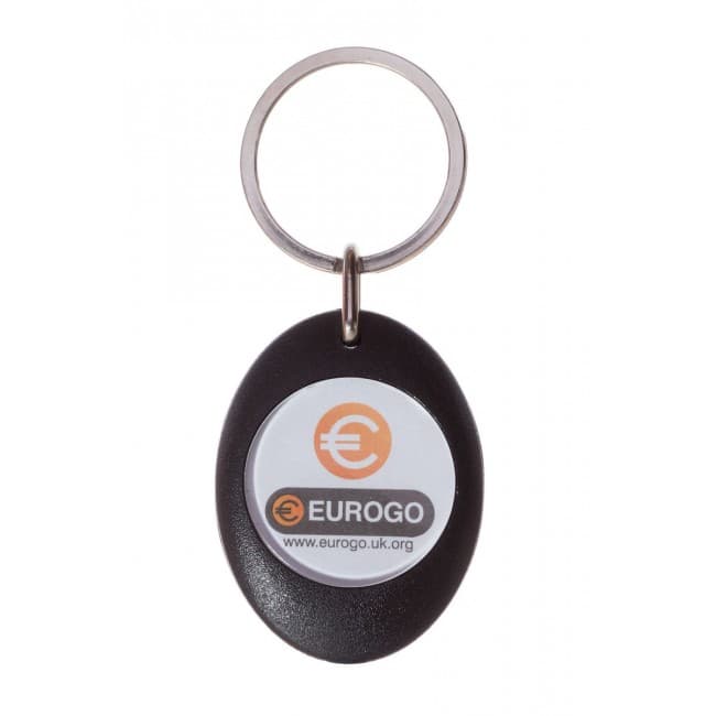 Custom Printed Trolley Coin Keyring - Image 7