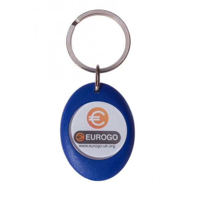 Custom Printed Trolley Coin Keyring - Image 6