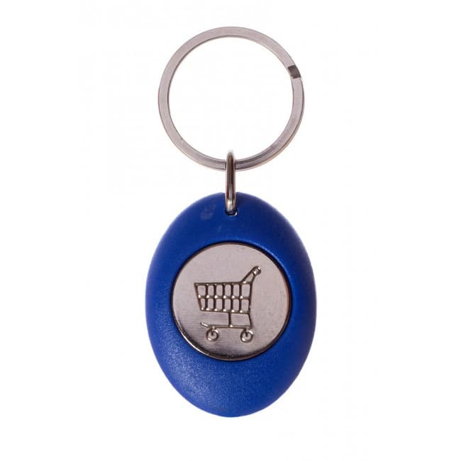 Custom Printed Trolley Coin Keyring - Image 5