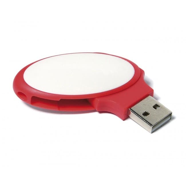 Custom Printed Oval Twister USB FlashDrive