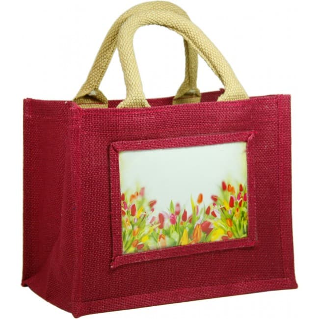 Custom Printed Small Jute Bag