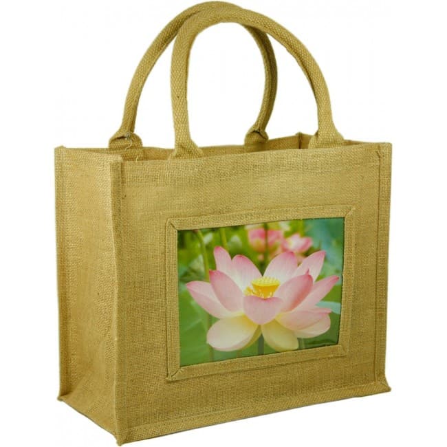 Custom Printed Medium Jute Bag