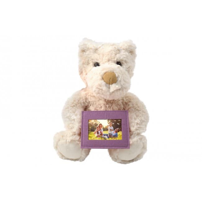 Custom Printed Teddy with felt frame - Image 1