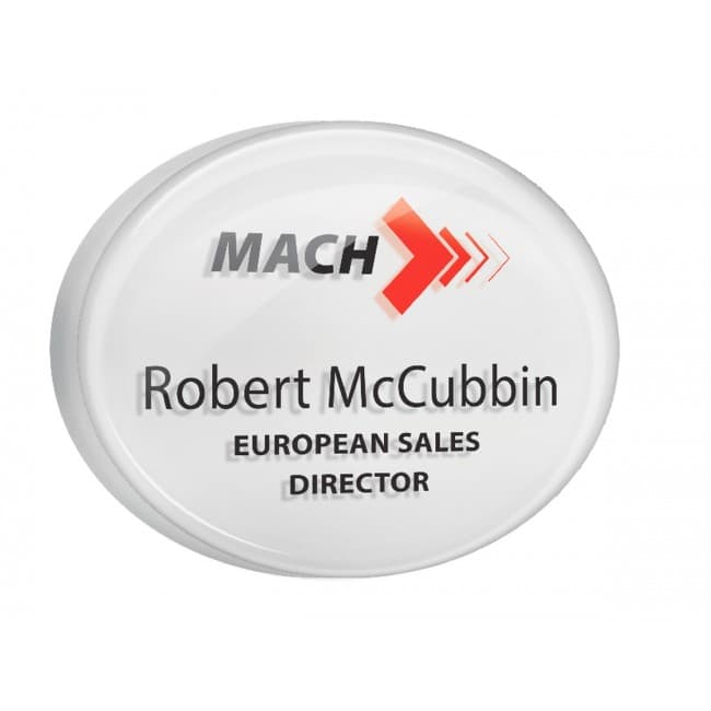 Custom Printed Personalised acrylic name badges