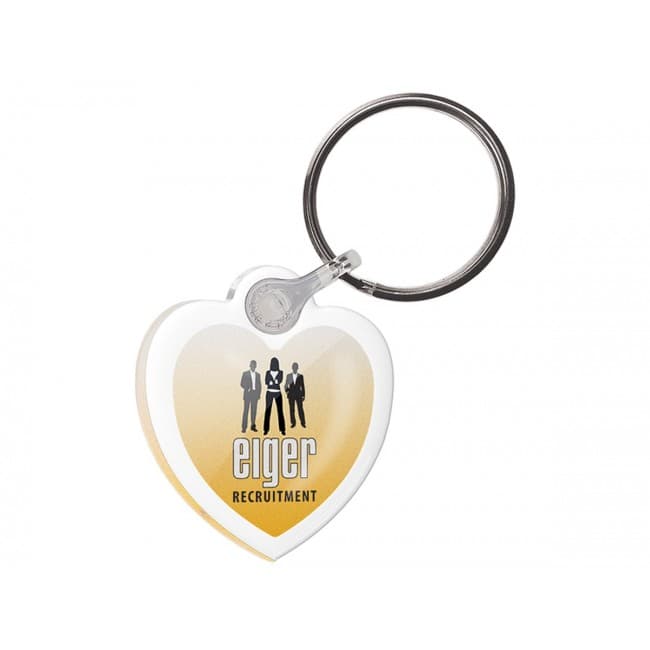 Custom Printed Bespoke acrylic keyring