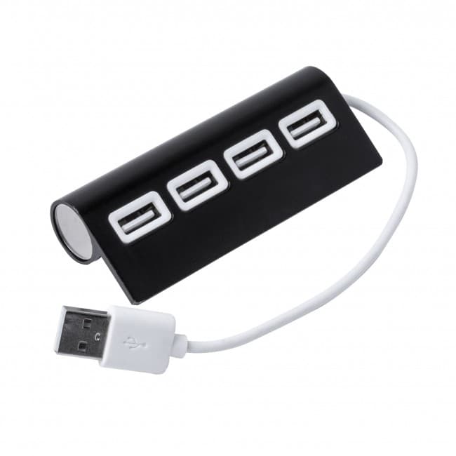 Custom Printed 4 Ports USB Aluminium Alloy Hub - Image 2